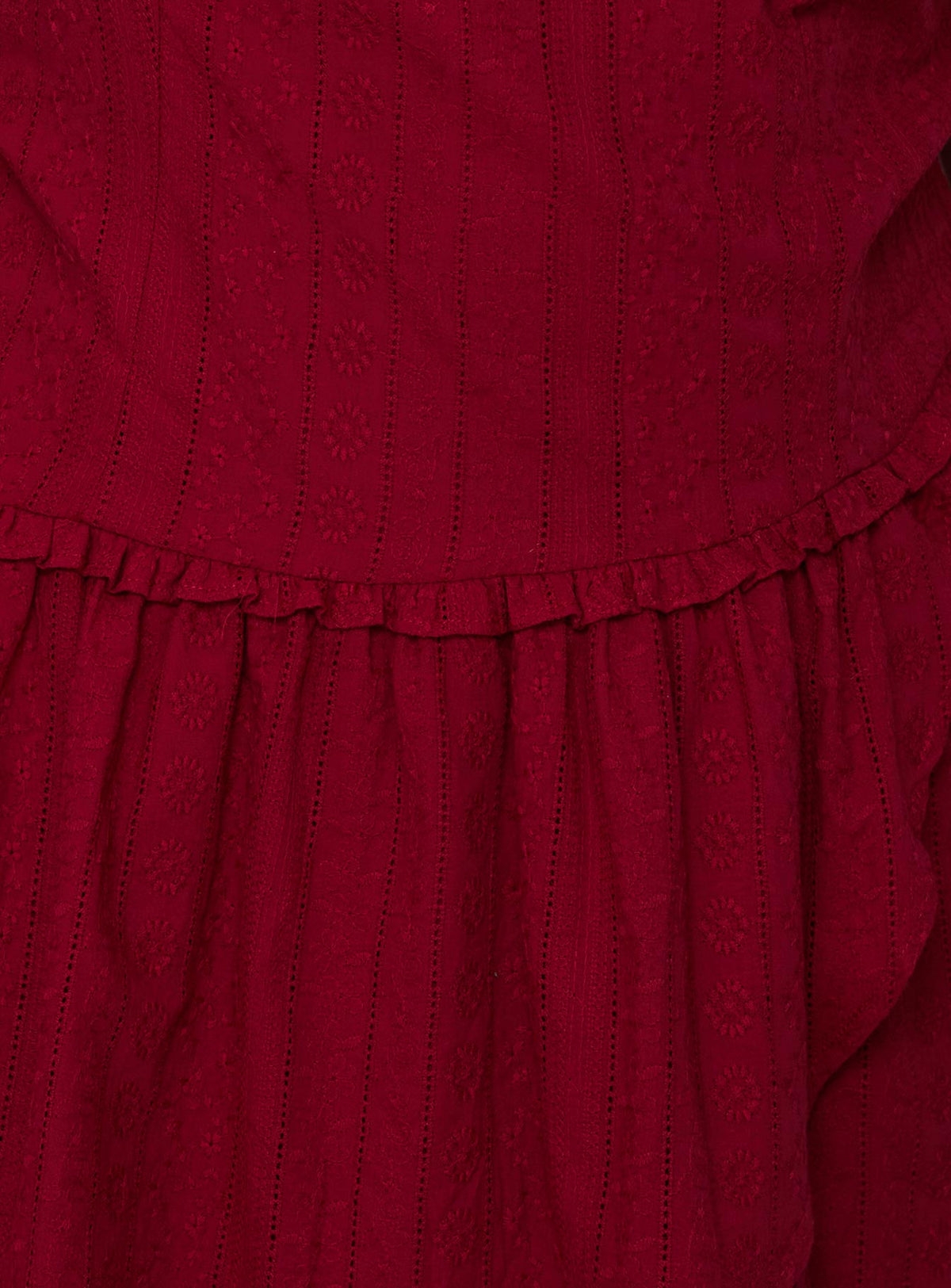 product Princess Polly Cosie Mini Dress Red Curve Crew Neck 