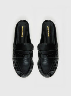 Hot Row Flat Loafers Black