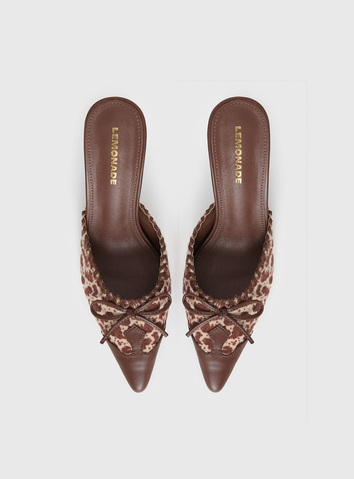 Boardroom Pointed Toe Heels Caramel Cow