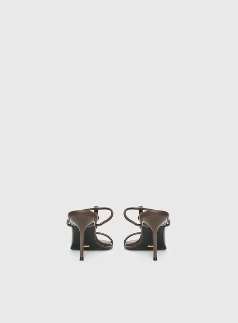 Billini Olympie Gem Detail Heels Brown