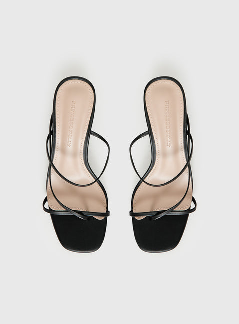The Becka Heels Black