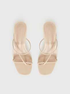 The Becka Heels Beige
