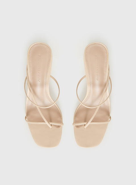 The Becka Heels Beige
