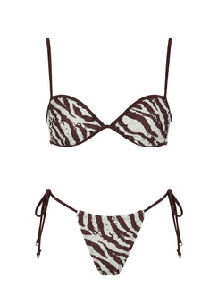 Colomba Bikini Top Zebra