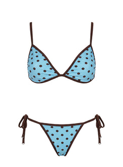 Idola Bikini Bottoms Blue Polka Dot