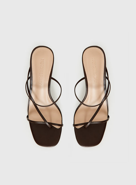 The Becka Heels Chocolate