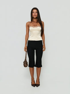Geea Satin Bandage Top Cream