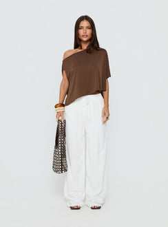 Parklea Linen Blend Pants White