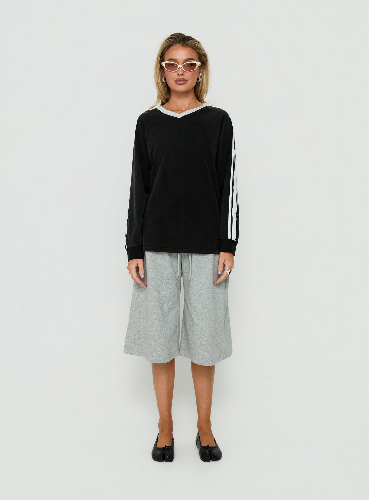 All Stars Long Sleeve Top Washed Noir
