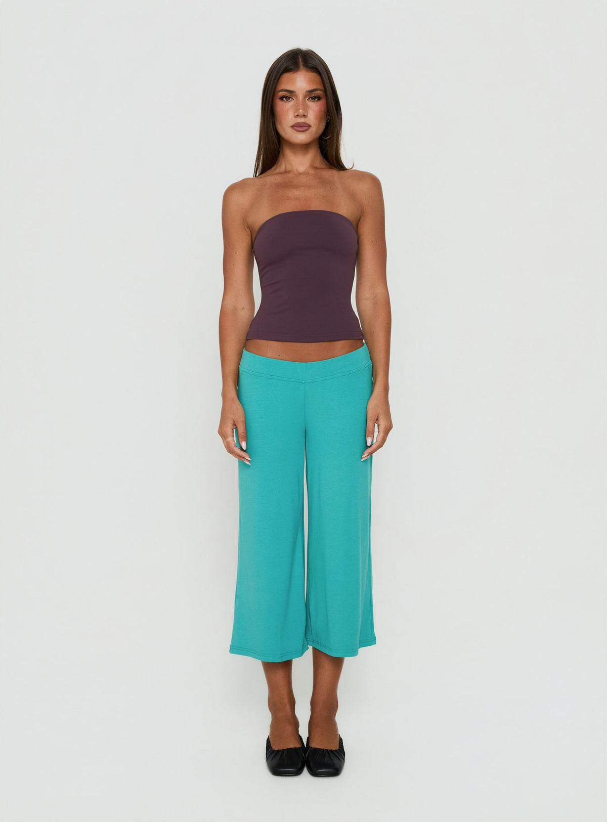 Kassey Gaucho Shorts Teal
