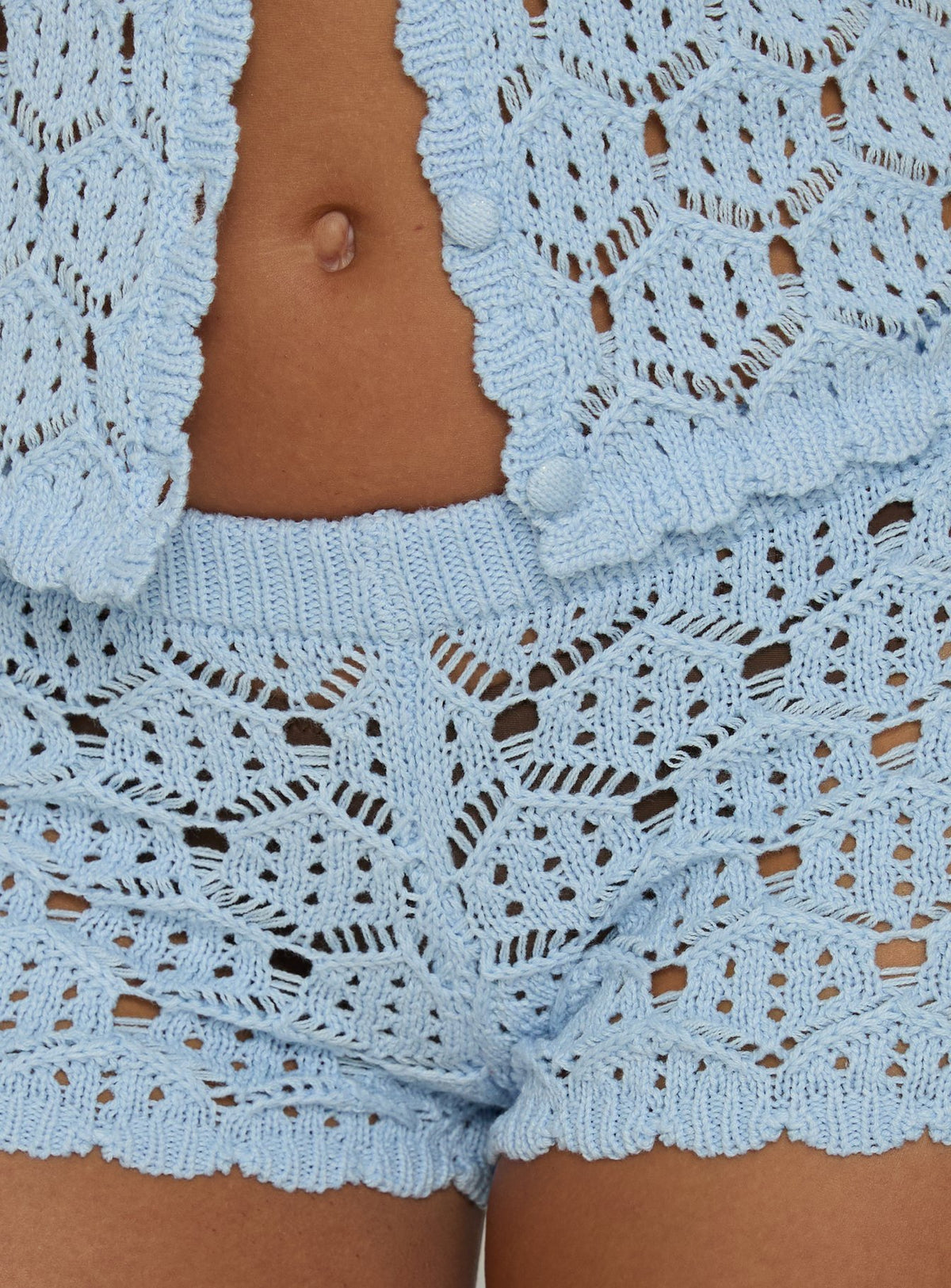 Sun Still Shines Crochet Set Blue