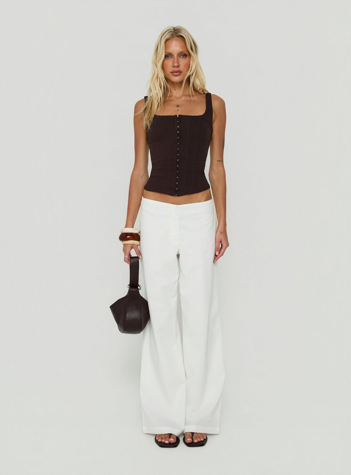 Floreva Corset Top Chocolate