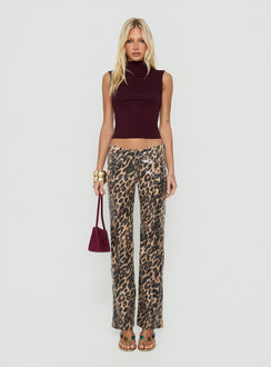 Heartbreaker Sequin Pants Leopard