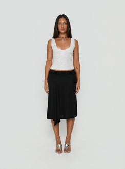 Anova Sequin Tank Top White