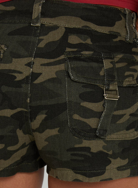 Remix Micro Shorts Camo