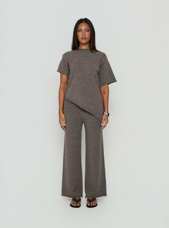 Amelise Knit Poncho Mocha