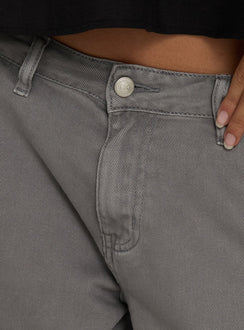 Hudsen Longline Cargo Shorts Charcoal