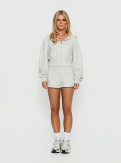 Daybreak Rib Waist Shorts Snow Marle