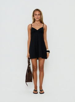 Lunya Mini Dress Black