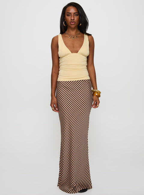 Discover the Eliena Maxi Skirt Multi Tall womens-skirts in maxi length front view of model wearing