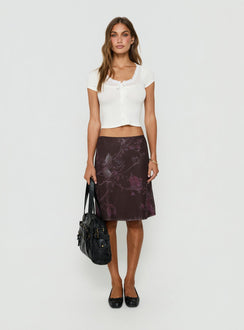 Kaliyah Layered Button Down Top Cream