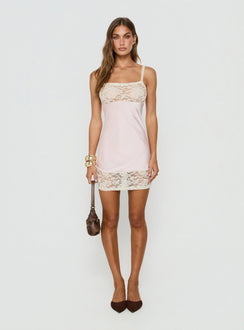 Kiss & Tell Mini Dress Soft Pink
