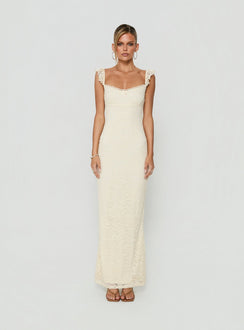 Beacall Maxi Dress Lemon
