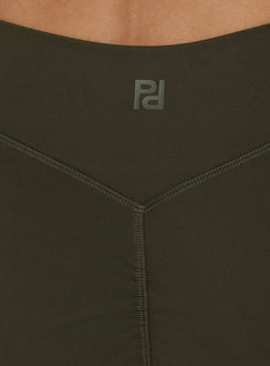 Final Form Active 4" Invisible Scrunch Shorts Olive