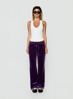 Alba Track Pant Plum
