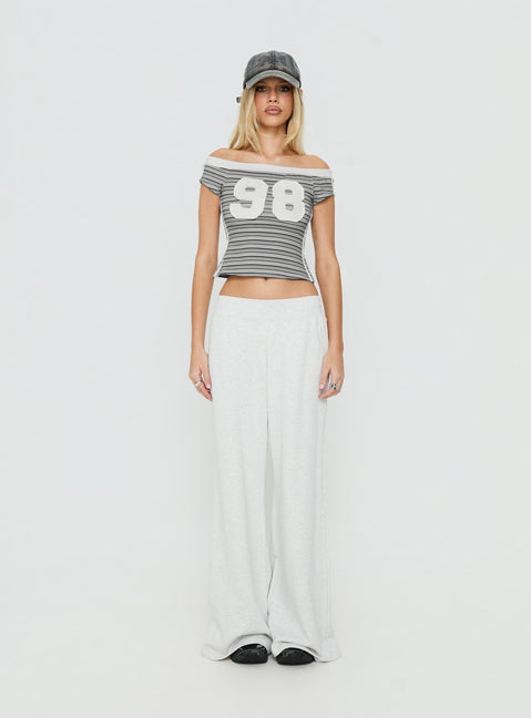 98 Baby Off The Shoulder Top Stripe