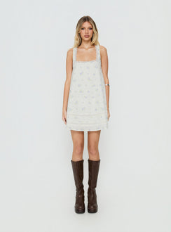 Alanah Mini Dress Blue Ditsy