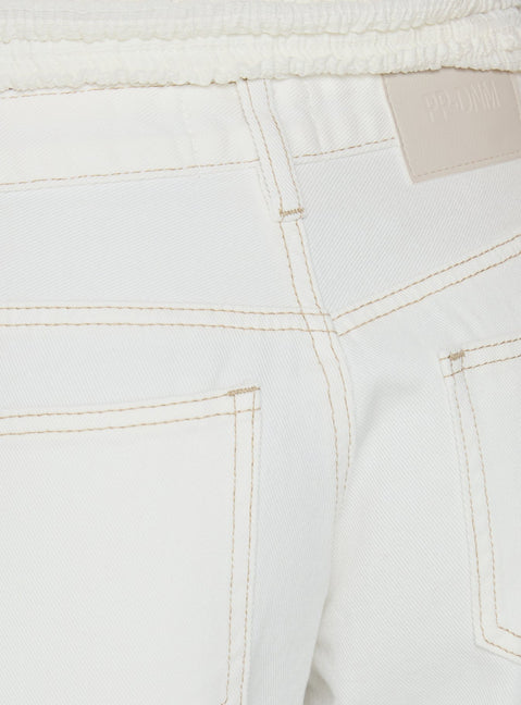 product Princess Polly Supercut Low Rise Baggy Pleat Jeans Cream Mid Rise Jeans Jeans 