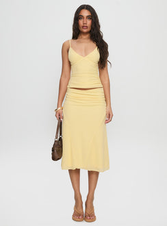 Zylen Cami Set Yellow