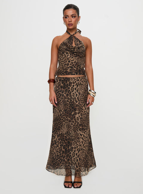 Eleganza Top Leopard Petite