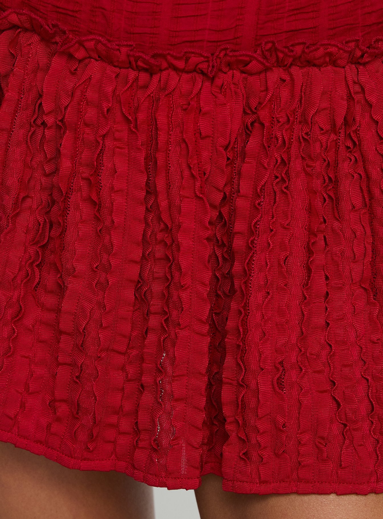 Mixie Halter Playsuit Red