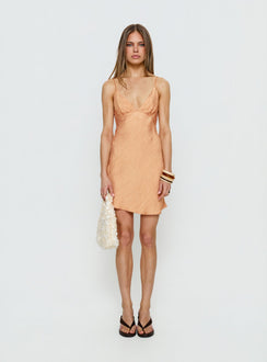 Makaia Balconette Mini Dress Sorbet Orange