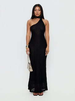 Lux Lace Maxi Dress Noir