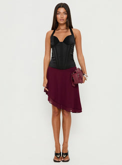 Raeshelle Halter Corset Top Black