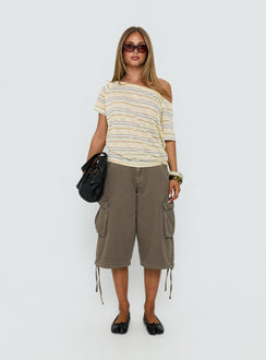 Icon Baby Off Shoulder Top Stripe