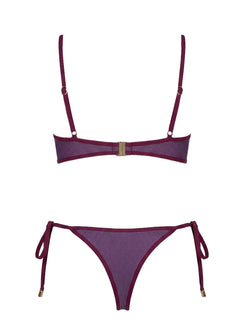 Keyton Bikini Top Deep Purple