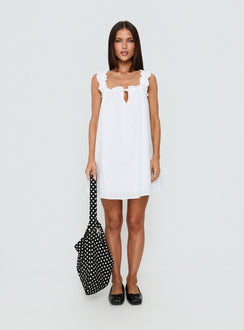 Swing Mini Dress White Petite