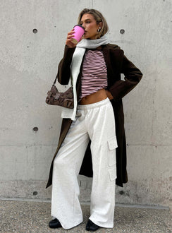 Rozanna Cargo Sweat Pants Grey Marle
