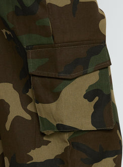 Vancer Longline Cargo Shorts Camo