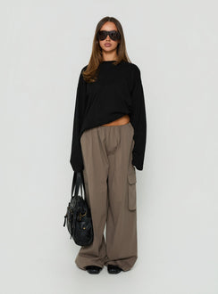 Lunea Concealed Waistband Cargo Pants Charcoal