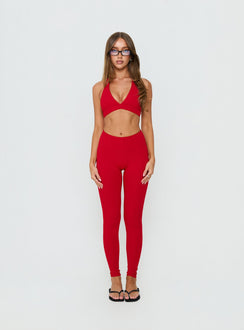 Peak Performance Active Leggings Red