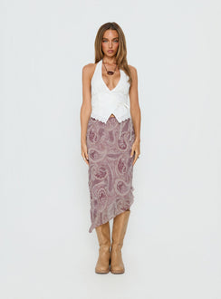 Jezmina Halter Wrap Top White