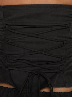 Odara Strapless Top Black