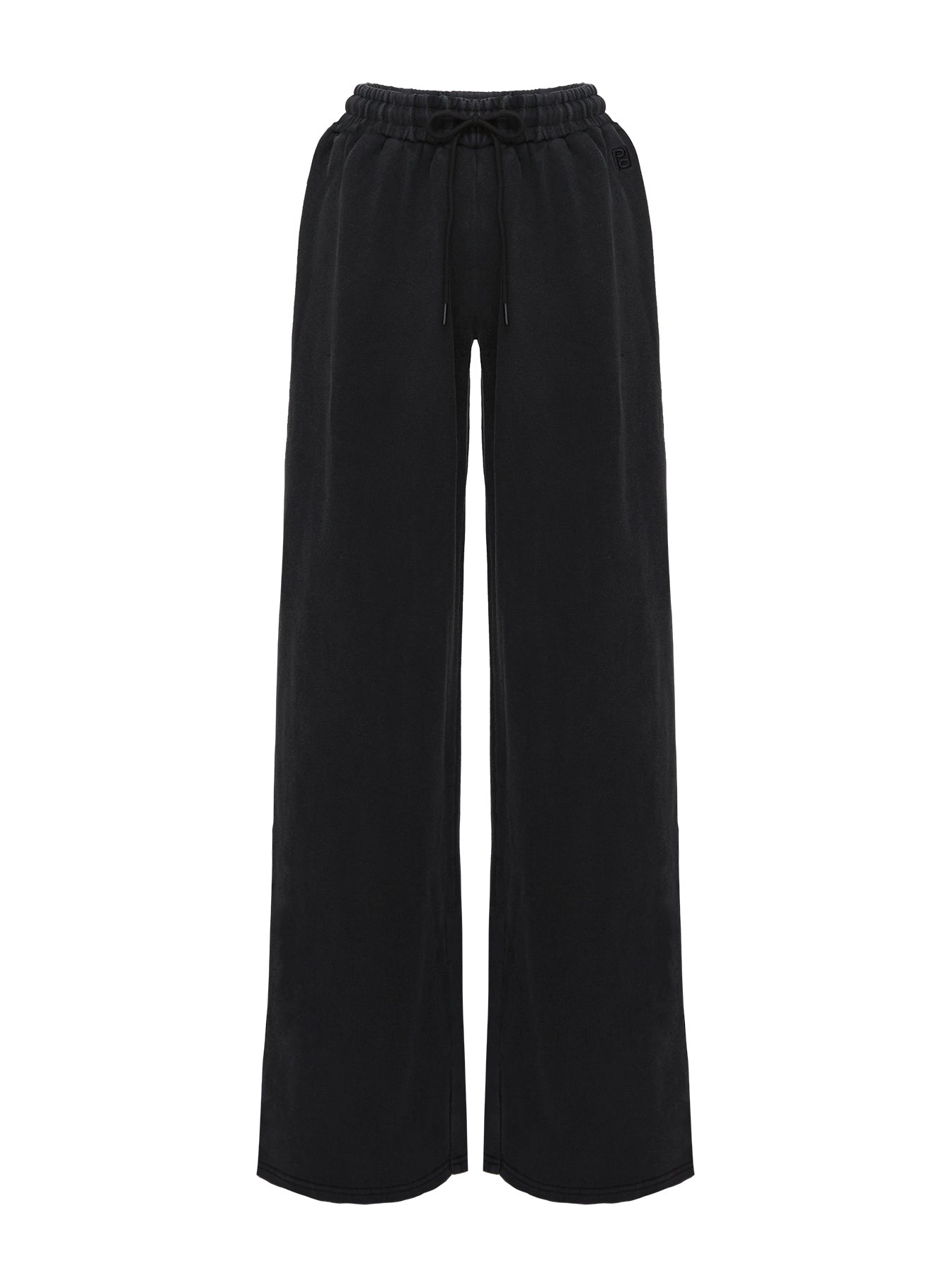 product Princess Polly All Day Straight Leg Sweatpants Washed Black High Rise Pants Pants 