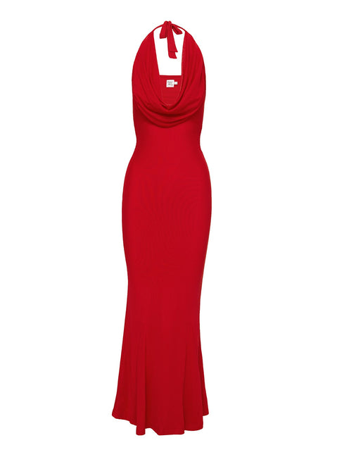 product Princess Polly Crew Neck Crew Neck  Allawah Halter Maxi Dress Red