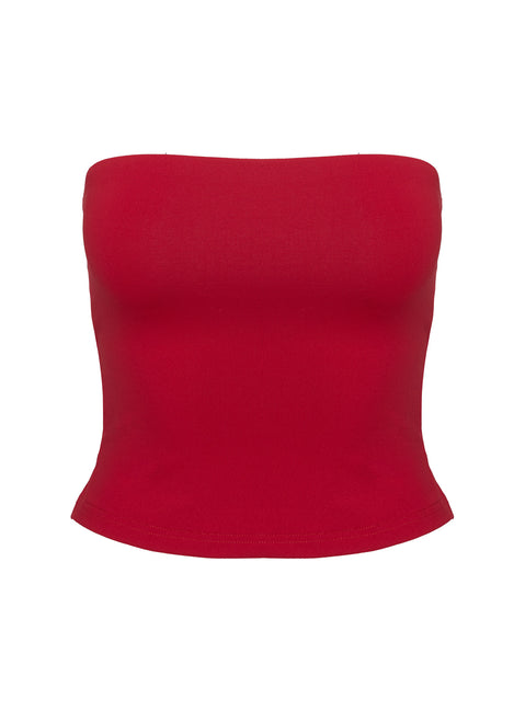 product Princess Polly Aurorah Strapless Top Red Sleeveless straight 